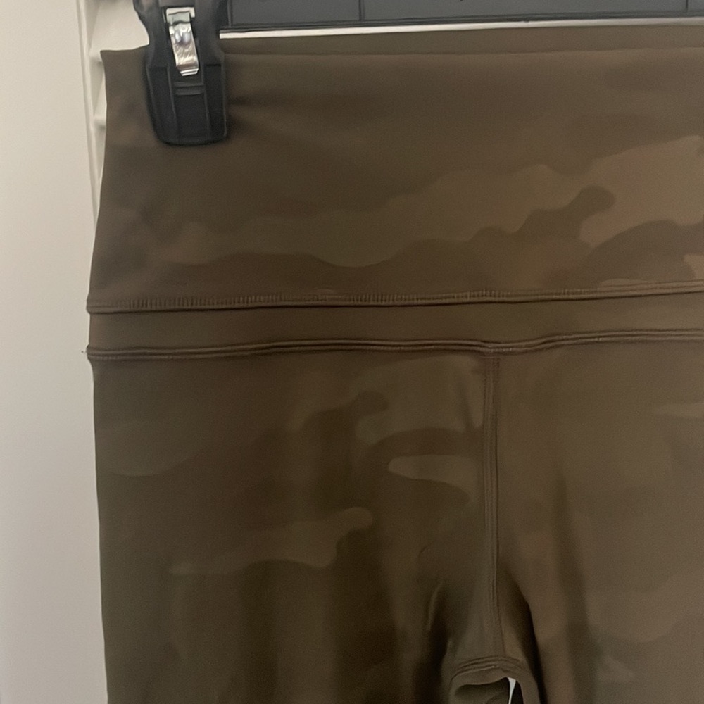 Olive camo leggings